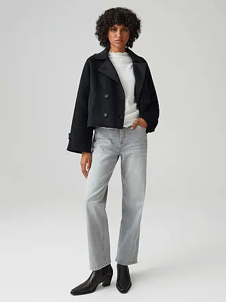 OPUS | Wolljacke HAILI | schwarz